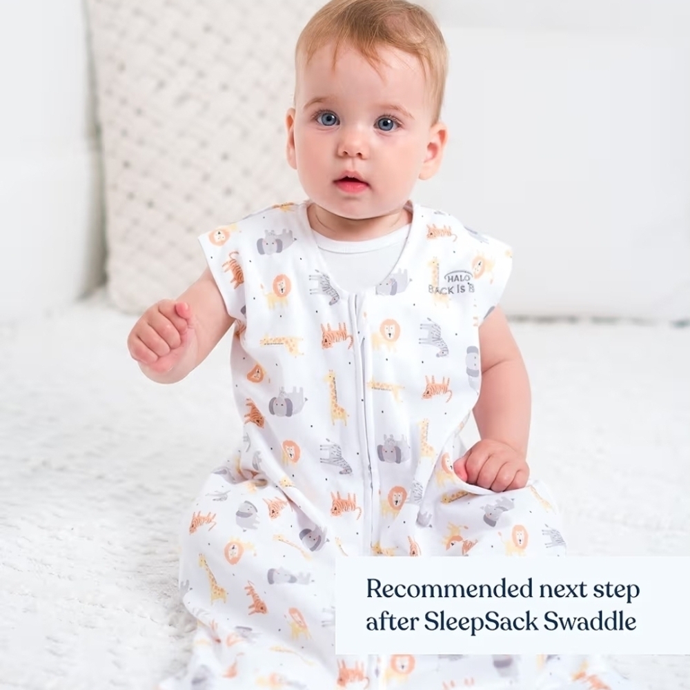 NWT Halo Jungle SleepSack - 0-6 Months